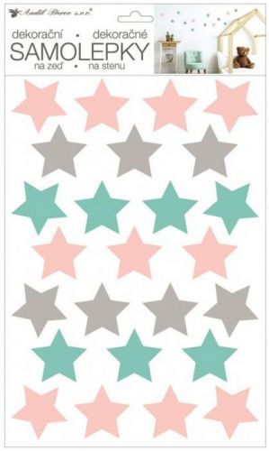 Anděl Samolepka na zeď - Hvězdy - 24 x 42 cm 10459