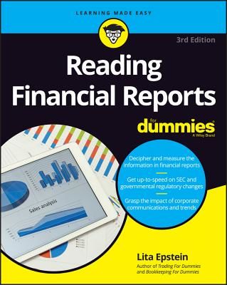 Reading Financial Reports for Dummies (Epstein Lita)(Paperback)