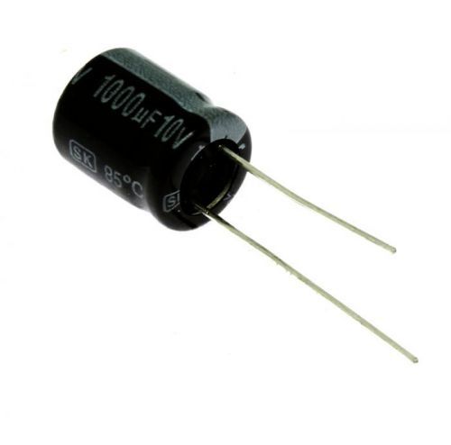 Elektrolytický kondenzátor radiální e 1000uf/10v 10x12.5 rm5 85°c jamicon skr102m1agbcm