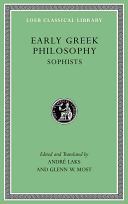 Early Greek Philosophy, Volume IV: Western Greek Thinkers, Part 1 - Sophists (Laks Andre (Princeton University New Jersey))(Pevná vazba)