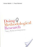 Doing Q Methodological Research - Theory, Method & Interpretation (Watts Simon)(Paperback)