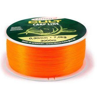 CLIMAX silon CULT Carp Line 600m Fluo-oranžová 0,28mm