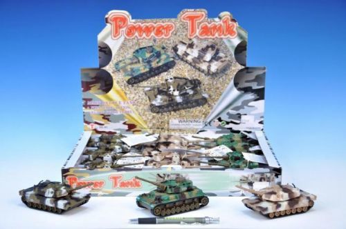 TEDDIES Tank kov 12cm 3druhy