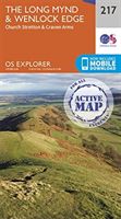 Long Mynd & Wenlock Edge - Church Stretton & Craven Arms(Sheet map, folded)