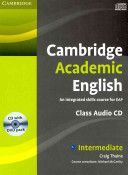 Cambridge Academic English B1+ Intermediate Class Audio CD and DVD Pack - An Integrated Skills Course for EAP (Thaine Craig)(Mixed media product)