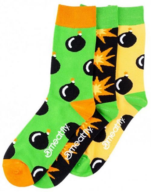 Meatfly Sada ponožek Bomb socks S19 Multipack 43-46
