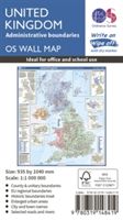 United Kingdom Administrative Boundaries (Ordnance Survey)(Sheet map, rolled)