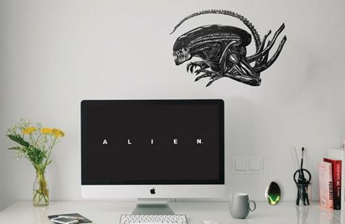 FaNaTtik | Alien - set samolepek na zeď 22 ks