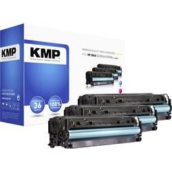 KMP sada tonerů náhradní HP 304A, CC531A, CC532A, CC533A kompatibilní azurová, purppurová, žlutá 2800 Seiten H-T122 CMY