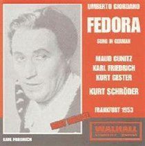 Fedora (Schroder, Frankfurt Radio Orchestra, Cunitz) (CD / Album)