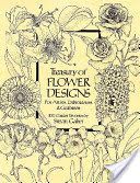 Treasury of Flower Designs for Artists, Embroiderers and Craftsmen - 100 Garden Favorites (Gaber Susan)(Paperback)