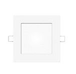 LED podhledové svítidlo mivvy SLIM WHITE 165x165 mm 13W/4500K Studená bílá
