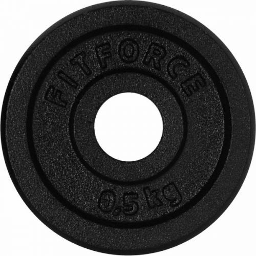 Fitforce NAKLÁDACÍ KOTOUČ 0,5KG ČERNÝ - Nakládací kotouč
