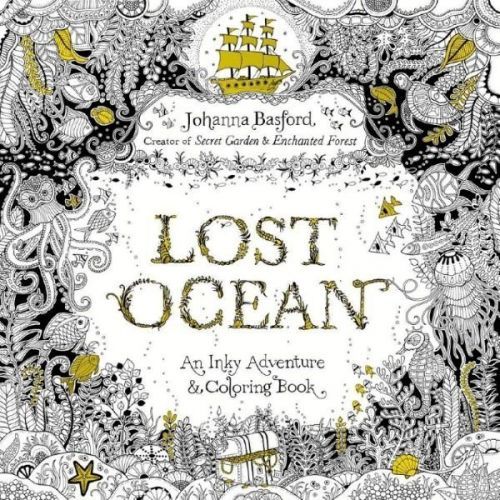 Lost Ocean - An Inky Adventure & Colouring Book (Basford Johanna)(Paperback)
