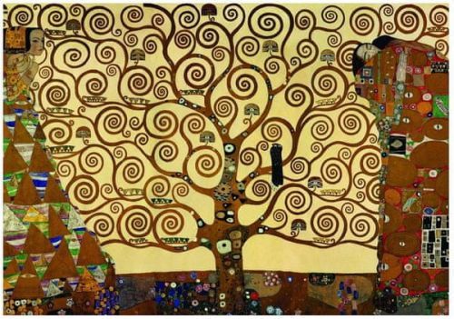 Eurographics Puzzle 1000 Dílků Jigsaw Puzzle - 1000 Pieces - Klimt : The Tree Of L