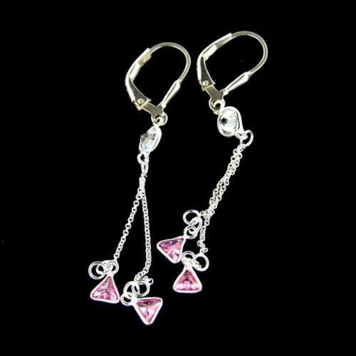 Stříbrné náušnice 14898