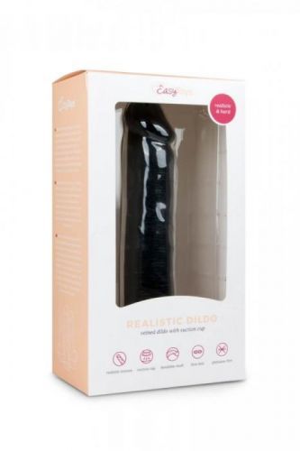 Realistische Dildo Zwart - 20,5