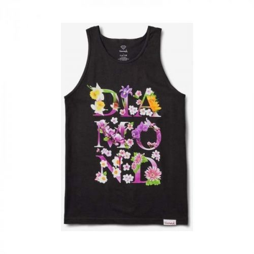 tílko DIAMOND - Botanical Tank Black (BLK)