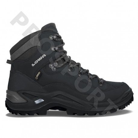 Lowa Renegade GTX Mid deep black pánské nepromokavé kožené trekové boty 48 a 1/2 EUR