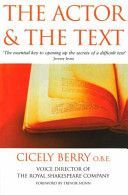 Actor and the Text (Berry Cicely)(Paperback)