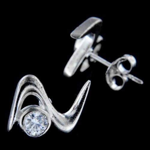 Stříbrné náušnice 14628