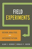 Field Experiments - Design, Analysis, and Interpretation (Gerber Alan S.)(Paperback)