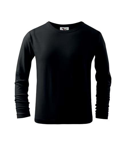 Dětské tričko s dlouhým rukávem Long Sleeve - Černá | 146 cm (10 let)