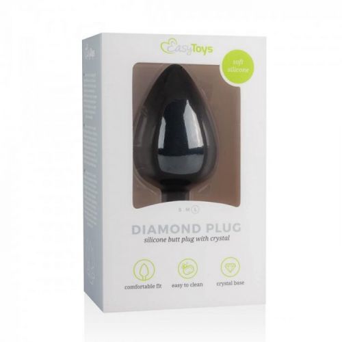 Diamond Plug Groot - Zwart