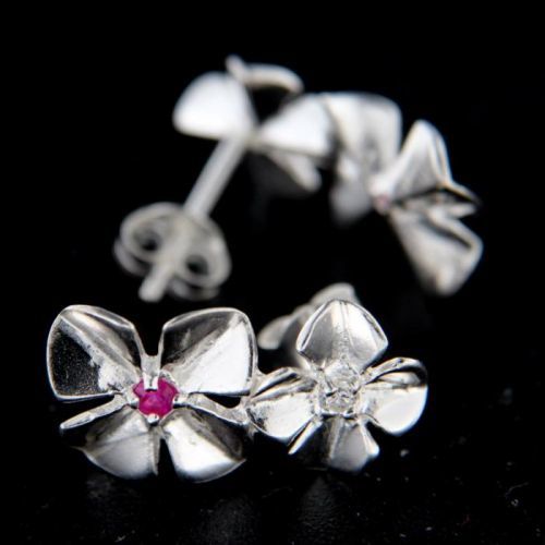 Stříbrné náušnice 14714