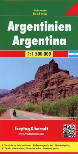 Argentinien Autokarte 1 : 1 500 000(v němčině)