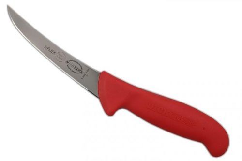 F. Dick - Nůž vykosťovací 13 cm, zahnutý, poloohebná, červená