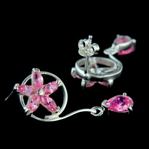 Stříbrné náušnice 14194