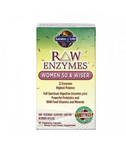 RAW Enzymy Women 50 & Wiser - pro ženy po padesátce