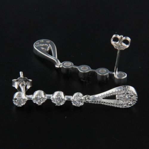 Stříbrné náušnice 14165