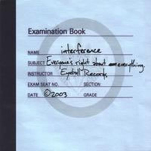 Everyone's Right About Everything (Interferance) (CD / Album)