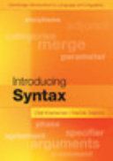 Introducing Syntax (Koeneman Olaf (Radboud Universiteit Nijmegen))(Paperback)