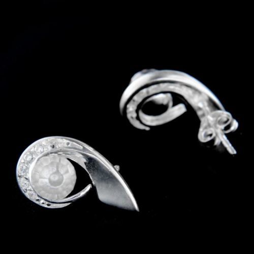 Stříbrné náušnice 14197