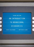 Introduction to Behavioral Economics (Wilkinson Nick)(Paperback)