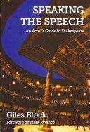 Speaking the Speech (Block Giles)(Paperback)