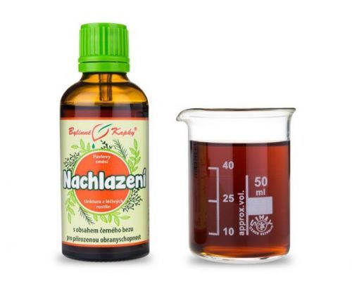 Horní cesty dýchací - bylinné kapky (tinktura) 50 ml