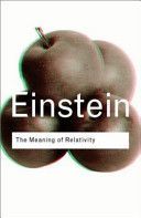 Meaning of Relativity (Einstein Albert)(Paperback)