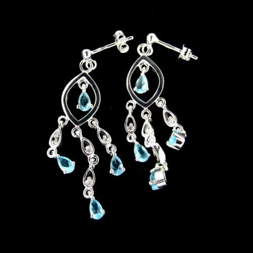 Stříbrné náušnice 15059