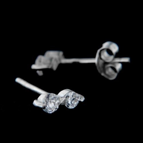 Stříbrné náušnice 14083