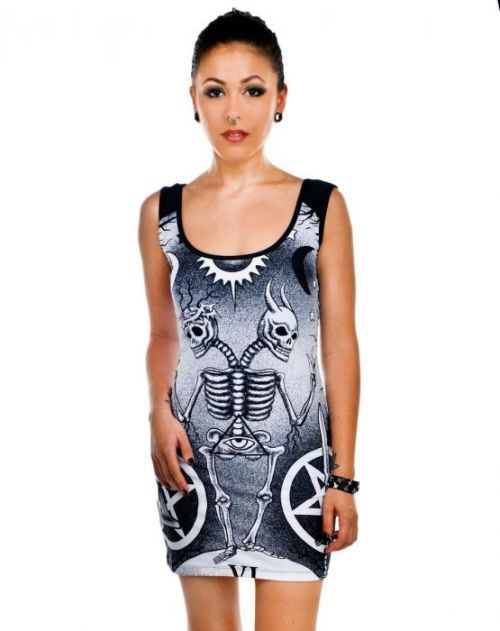 šaty dámské TOO FAST - Death Tarot - WDTR-R-TAROT XL