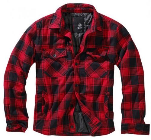 Bunda Brandit Lumberjacket - červená