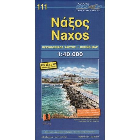 ORAMA 111 Naxos 1:40 000 turistická mapa
