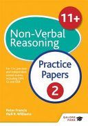 11+ Non-Verbal Reasoning Practice Papers 2 (Moon Sally)(Paperback)