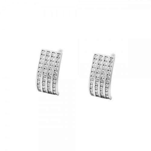 Náušnice se syntetickými kameny 336-087-000550 3.25g