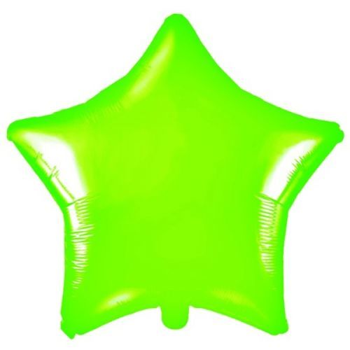 BALONEK fóliový Hvězda zelená 48cm
