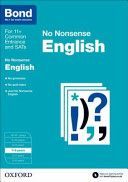 Bond 11+: English: No Nonsense - 7-8 Years (Orchard Frances)(Paperback)
